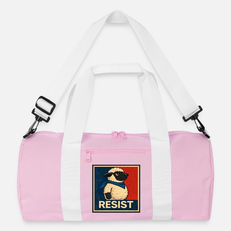 Widerstandslamm Poster Recycelte Duffel Bag