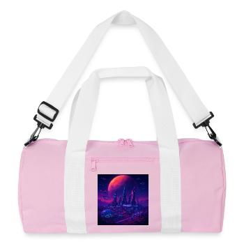 RockyZoo62 - Recycled Duffel Bag - pink/white - Front