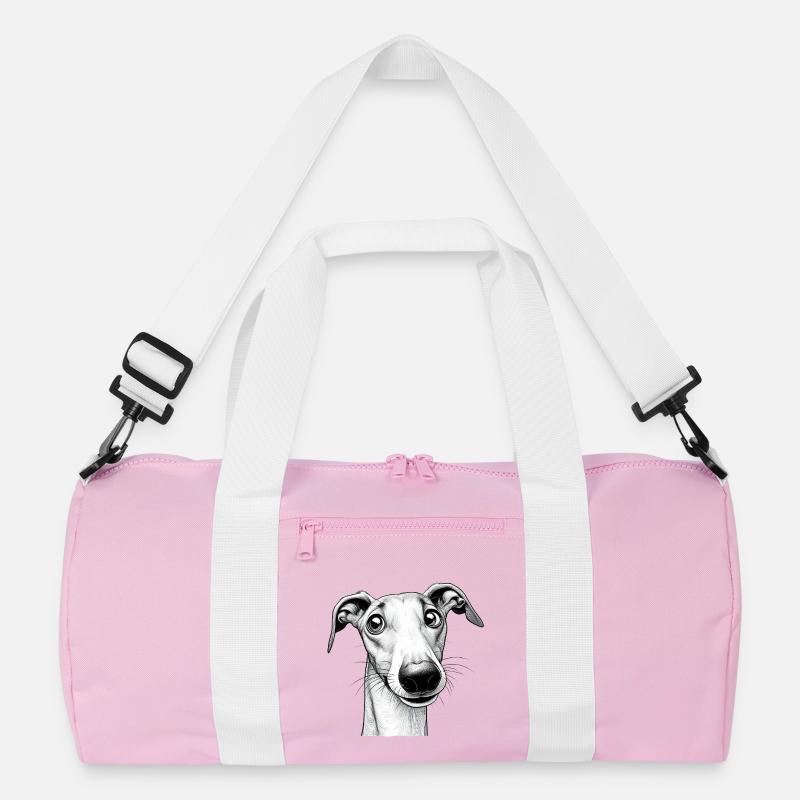 is what? mischievous greyhound Recycled Duffel Bag