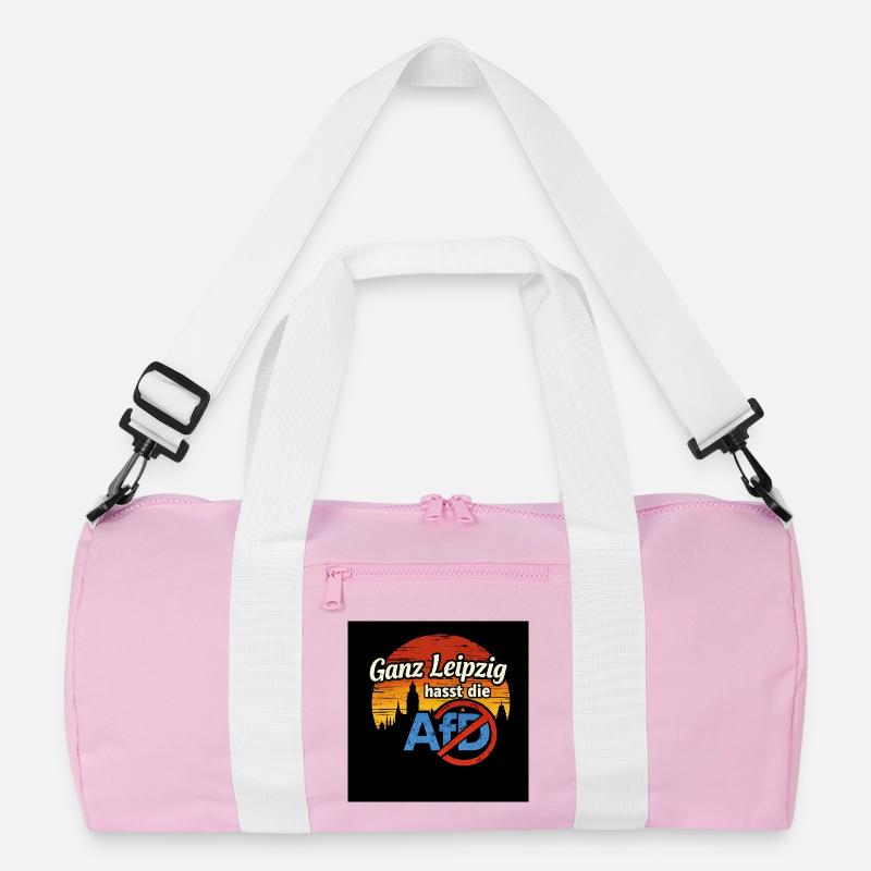 Ganz Leipzig hasst die AfD Recycelte Duffel Bag