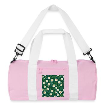 Fleurs de marguerite - Sac de sport recyclé - rose/blanc - Devant
