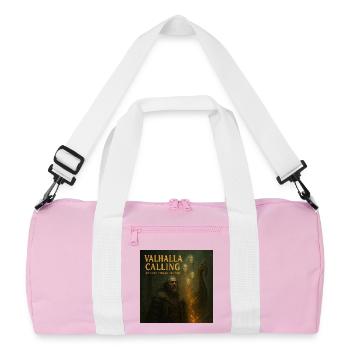 Valhalla Calling - Recycelte Duffel Bag - Rosa/Weiß - Vorne