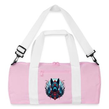 Éveil de la Bête du Temple - Sac de sport recyclé - rose/blanc - Devant