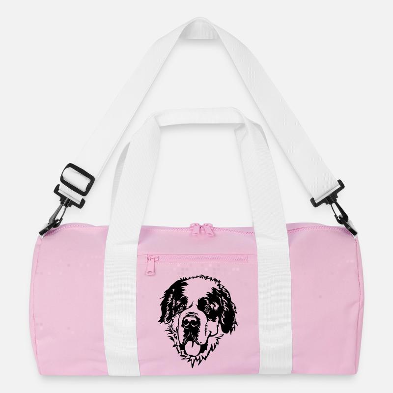 Bernhardiner Kopf Recycelte Duffel Bag