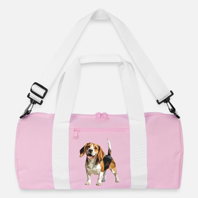 Beagle - Cooles Low Poly Logo Recycelte Duffel Bag