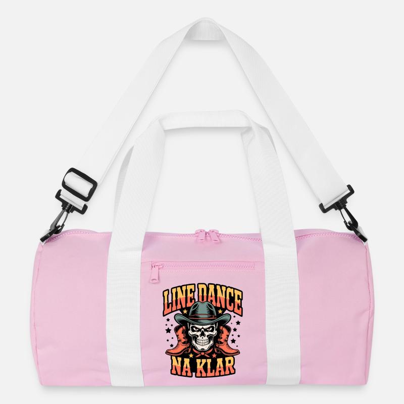 Line Dance Schädel Rodeo Recycelte Duffel Bag