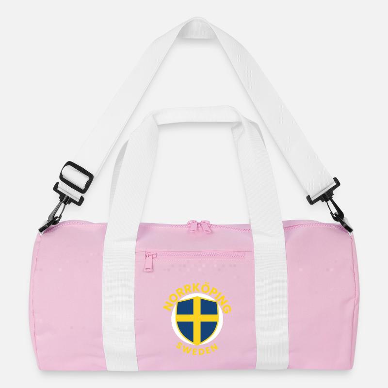 Norrköping Sweden Shield Design Recycled Duffel Bag