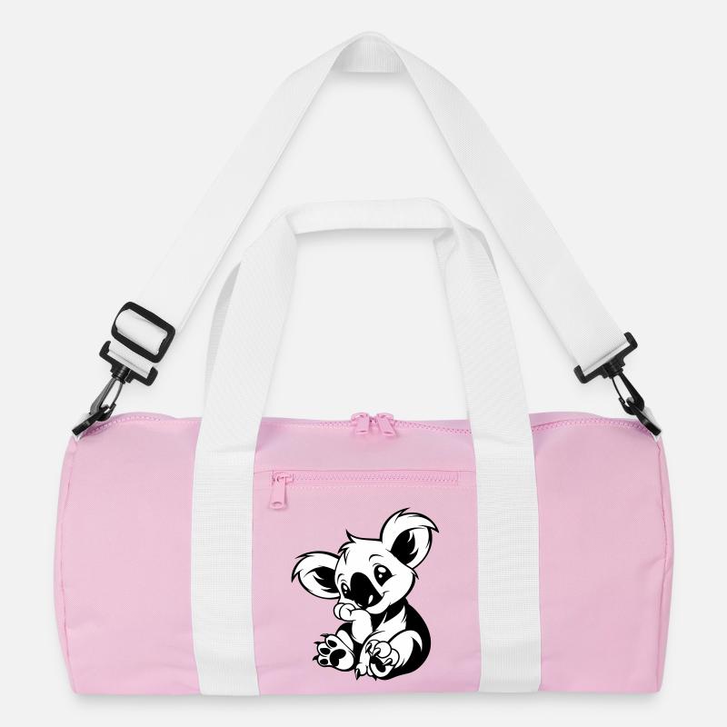 Süßer Koala sitzt verspielt Recycelte Duffel Bag