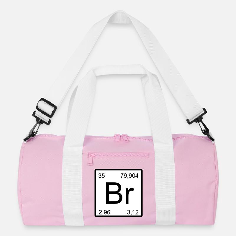 Brom Br Element Block Design Recycelte Duffel Bag
