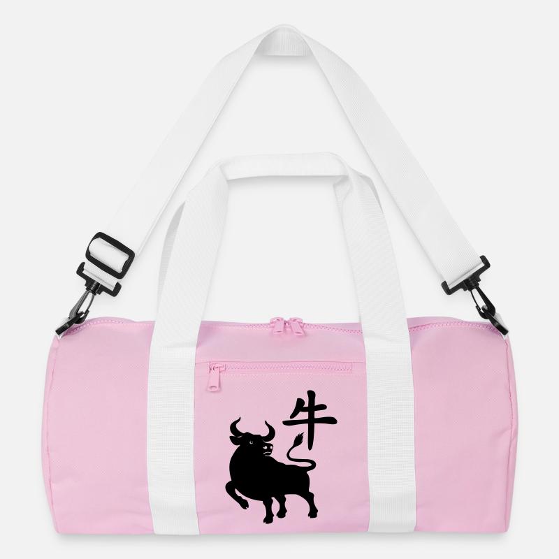 chinese character os with os image, shadow Recycled Duffel Bag