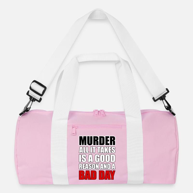 Mord – ein guter Grund und ein schlechter Tag Recycelte Duffel Bag