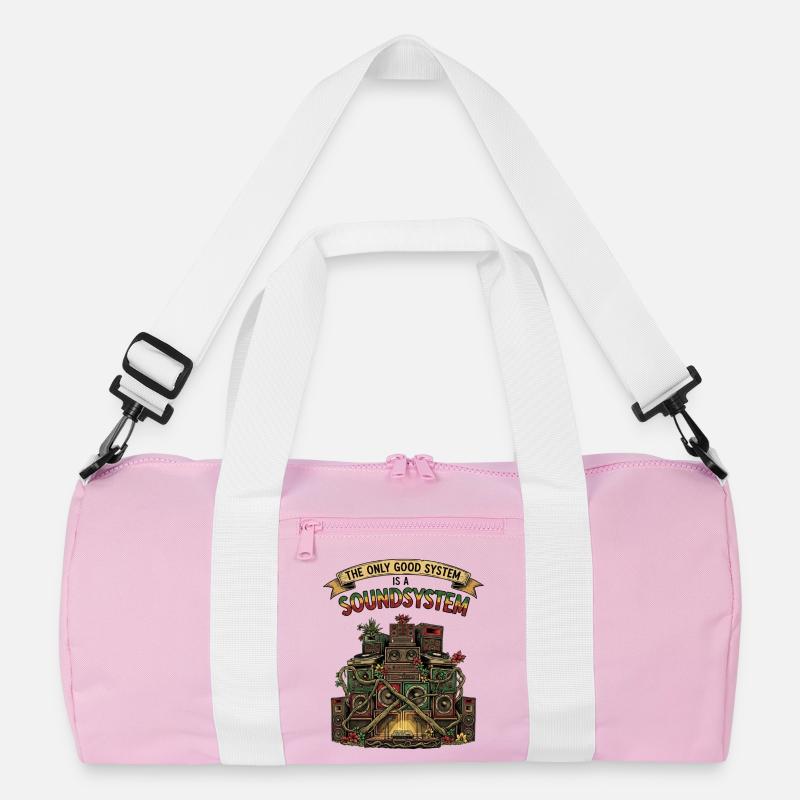 Sound System Collage Dub Reggae Recycelte Duffel Bag