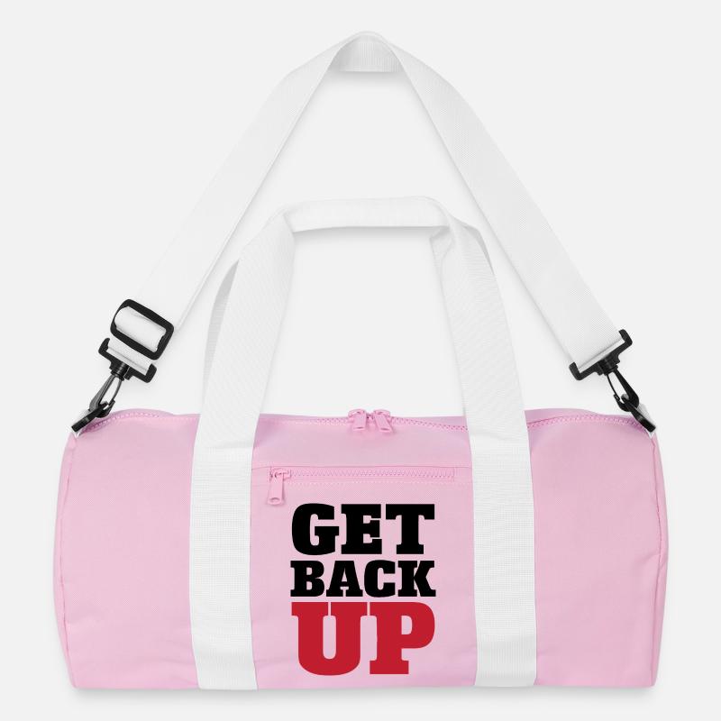 Judo Grafik Get Back Up Recycelte Duffel Bag