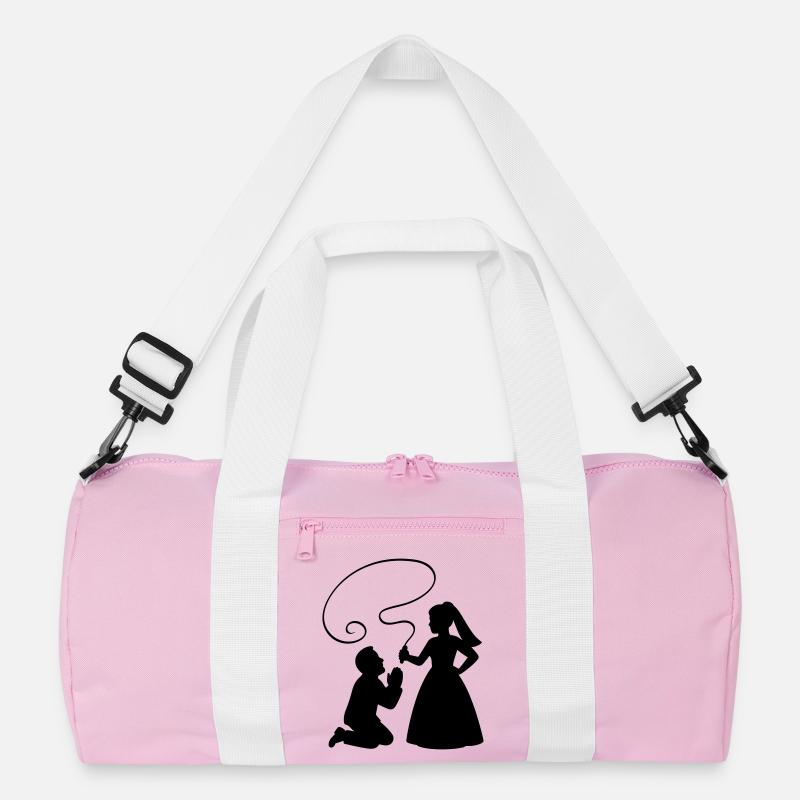 Brautpaar Ehepaar Peitsche Recycelte Duffel Bag