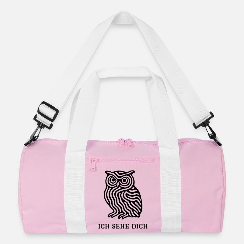 Eule „Ich sehe dich“ – Mystisches Design Recycelte Duffel Bag