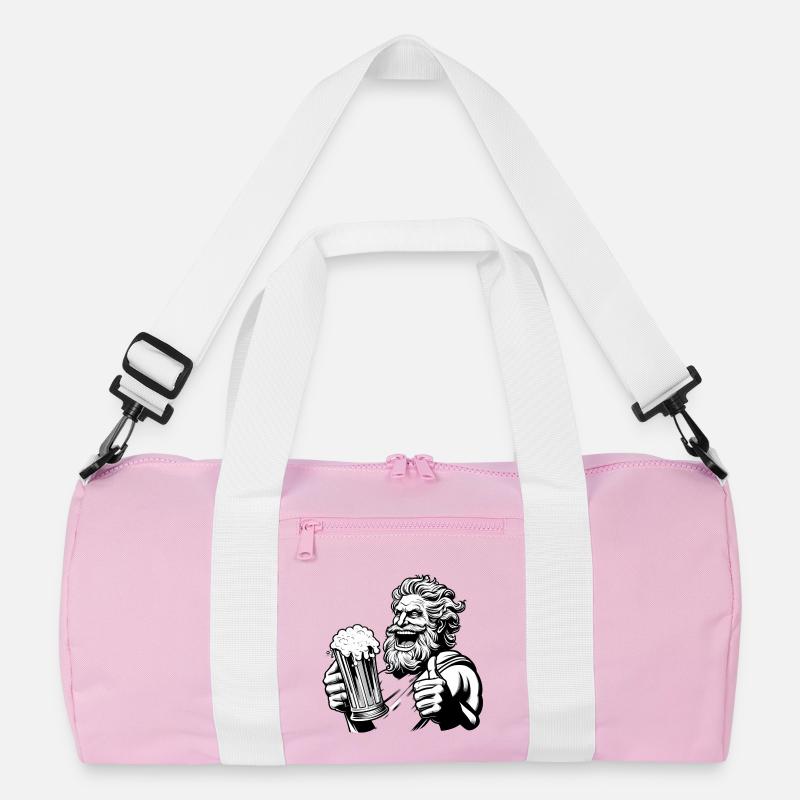Zeus mit Bier Recycelte Duffel Bag