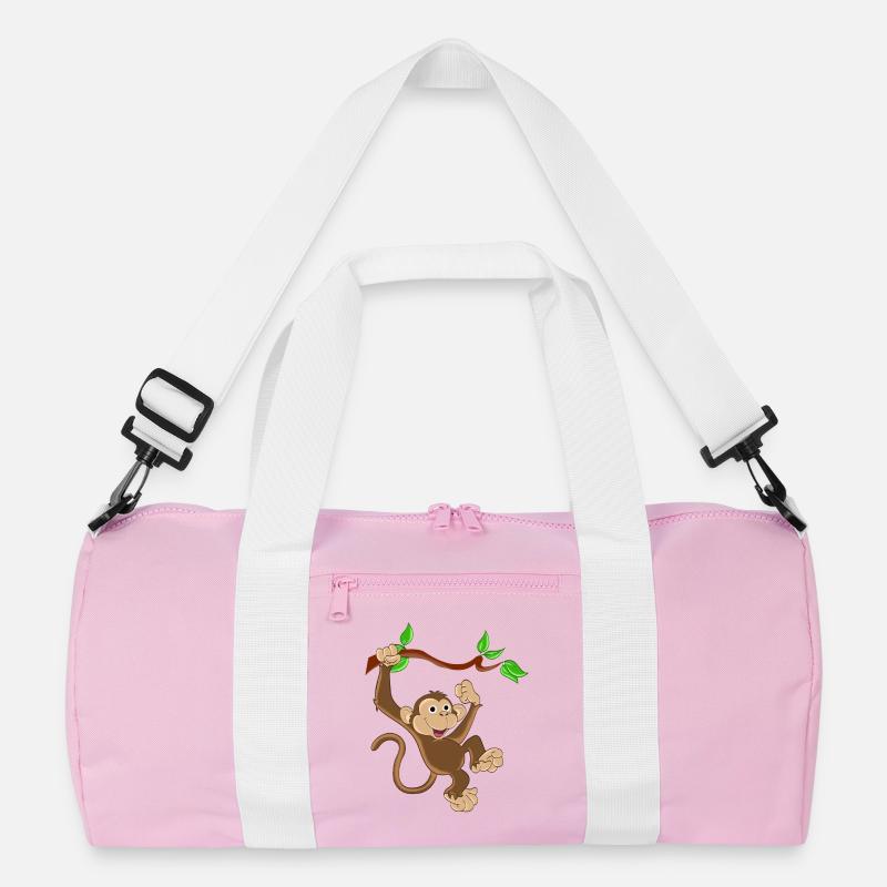 Funny Monkey Recycled Duffel Bag