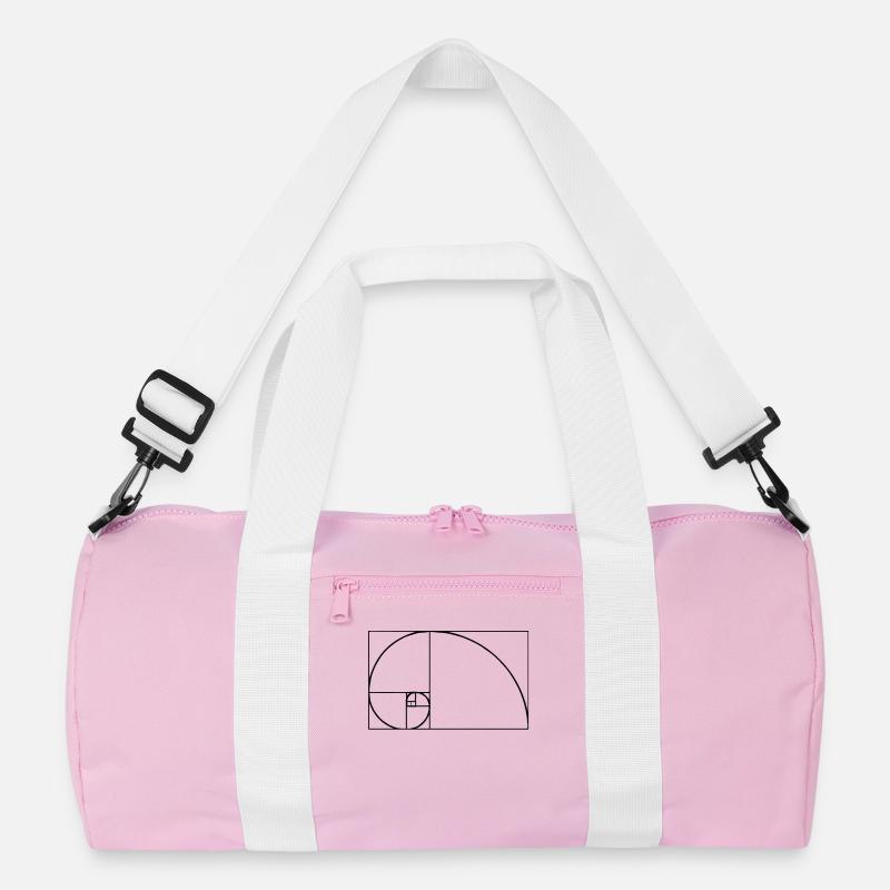 Fibonacci Tshirt Recycelte Duffel Bag