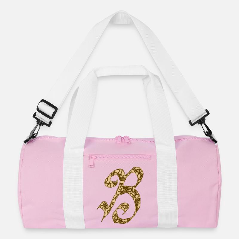 B / Initial Recycled Duffel Bag