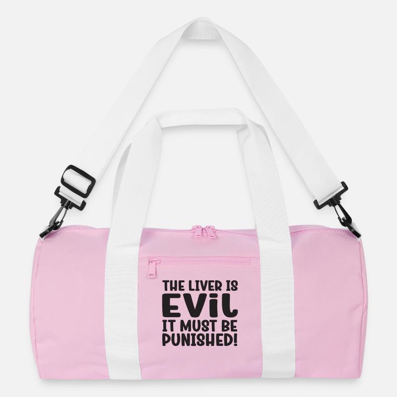 Die Leber ist böse und wird bestraft Recycelte Duffel Bag
