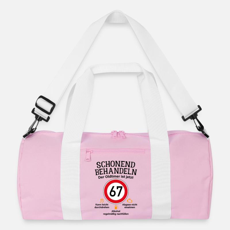 67. Geburtstag Schonend Behandeln Oldtimer Ist 67 Recycelte Duffel Bag
