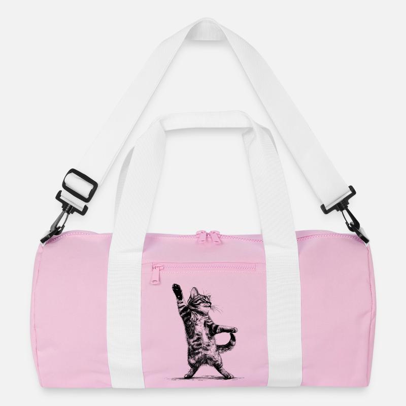 Disco-Katze Recycelte Duffel Bag