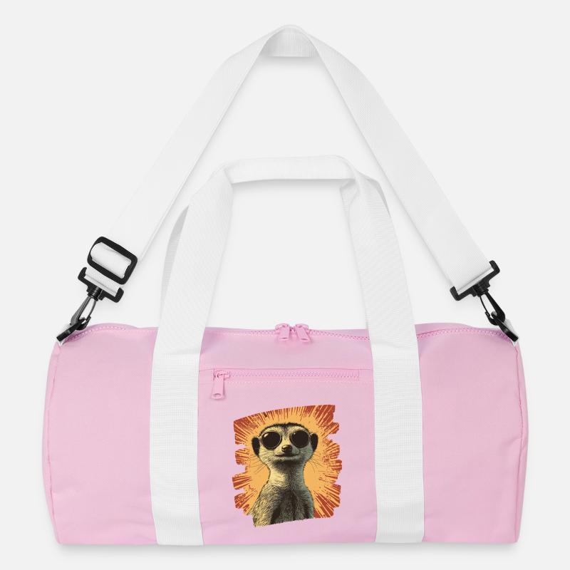 Erdmännchen Retro Recycelte Duffel Bag