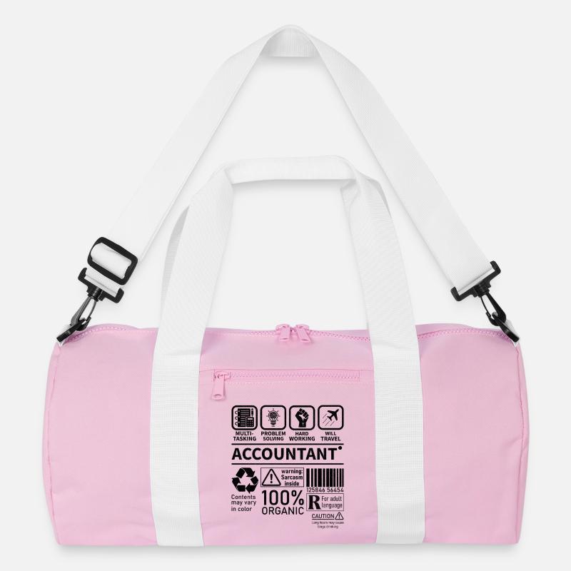 Comptable Multi tâche Résolution de problèmes Travail acharné Sac de sport recyclé