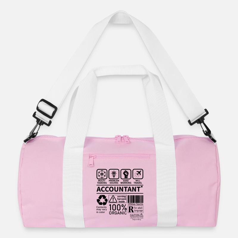 Accountant Multi Tasking Problem Solving Hard Work Recycled Duffel Bag