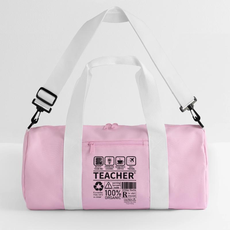 Teacher multi tasking problem solving requires Recycled Duffel Bag