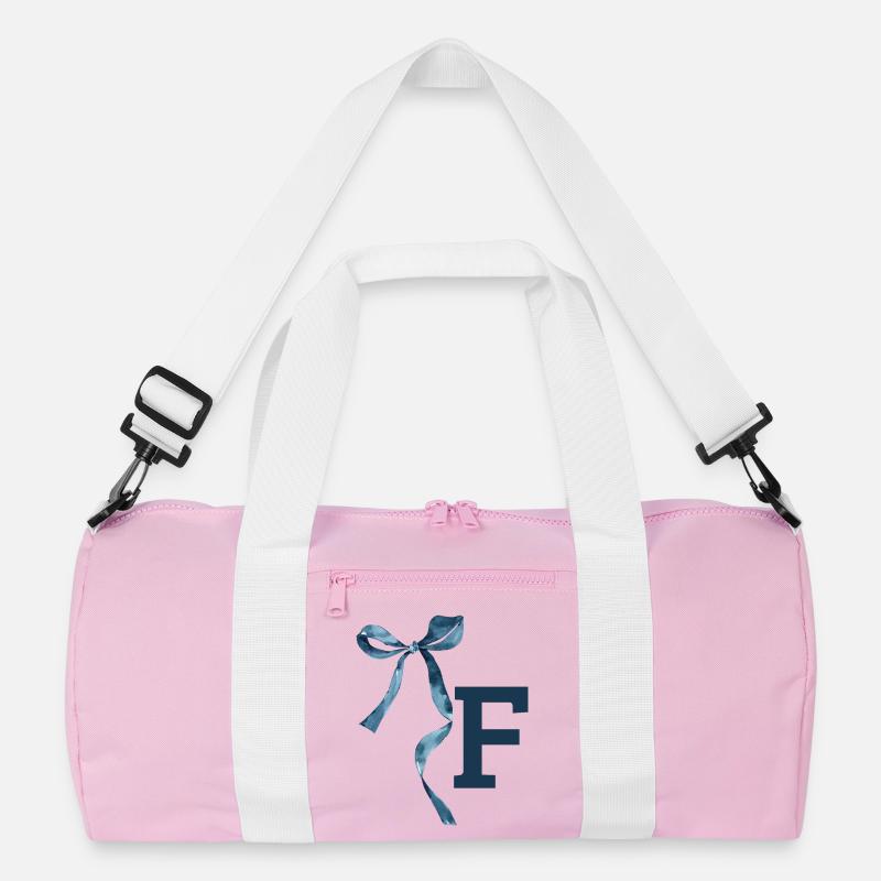 Monogramm f Geschenkidee Recycelte Duffel Bag