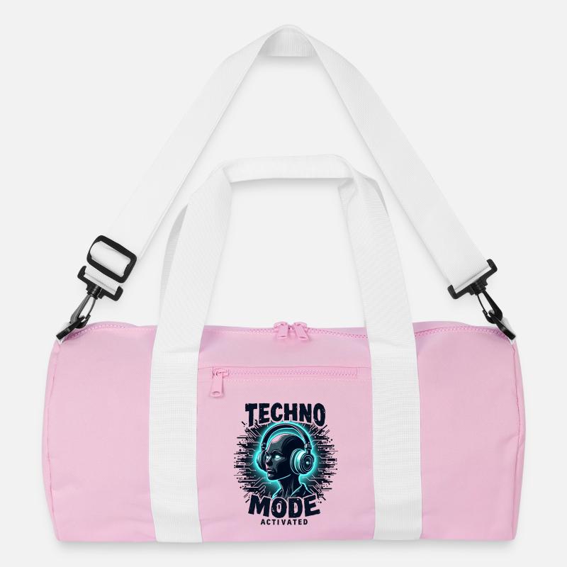 Techno Mode Activated – Rave Musik Recycelte Duffel Bag