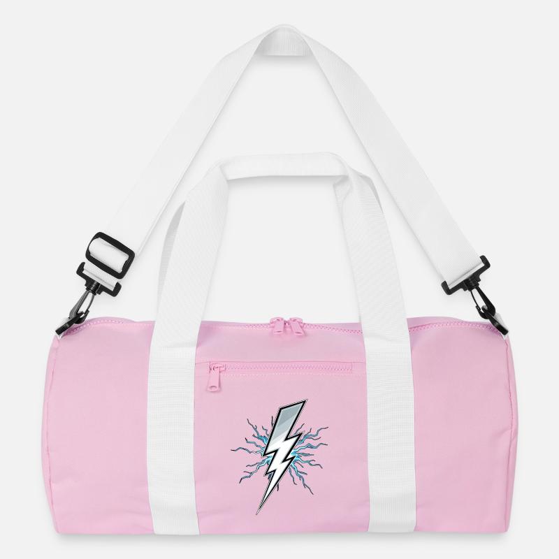 Blitz Blitzschlag Gewitter Strom Sturm Recycelte Duffel Bag