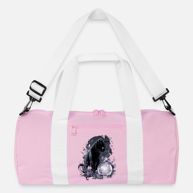 Magic Cat Fortune Teller Magical Recycled Duffel Bag