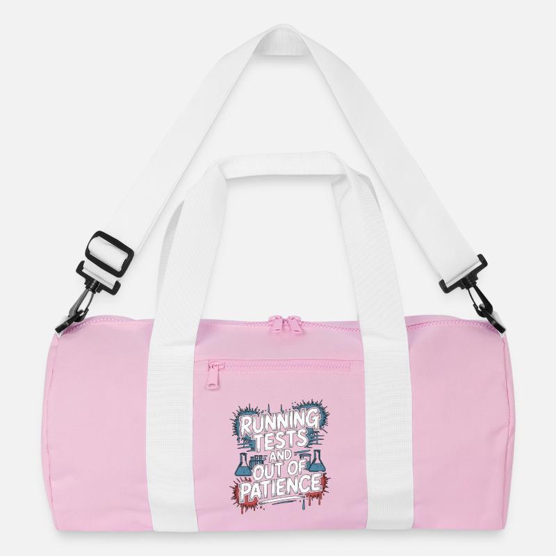 Lab Technician Running Tests And Laboratory Work Recycelte Duffel Bag