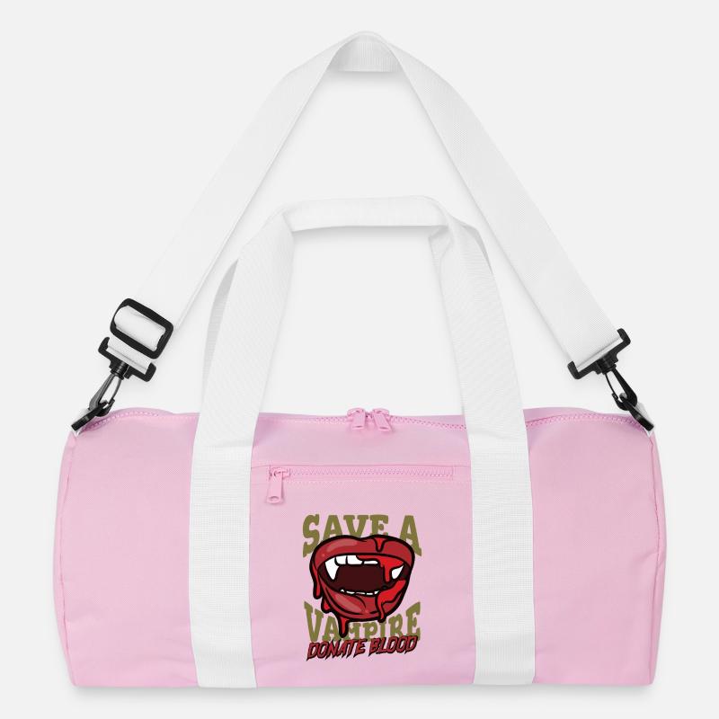 Save a Vampire – Donate Blood Recycelte Duffel Bag