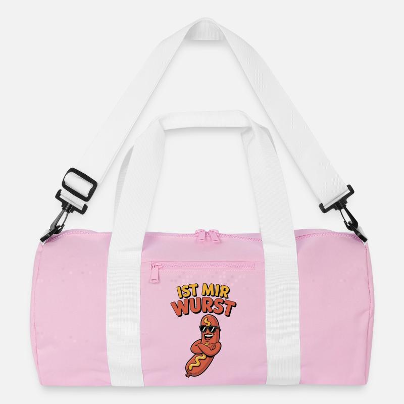 Ist mir Wurst – coole Wurst mit Spruch Recycelte Duffel Bag