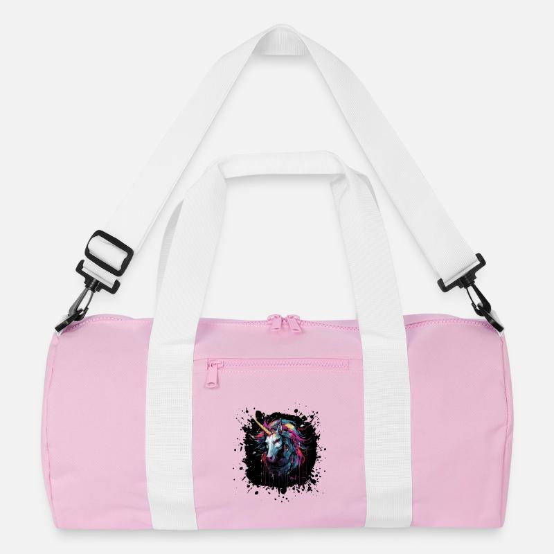 Farbsplatter Einhorn Kunst Recycelte Duffel Bag