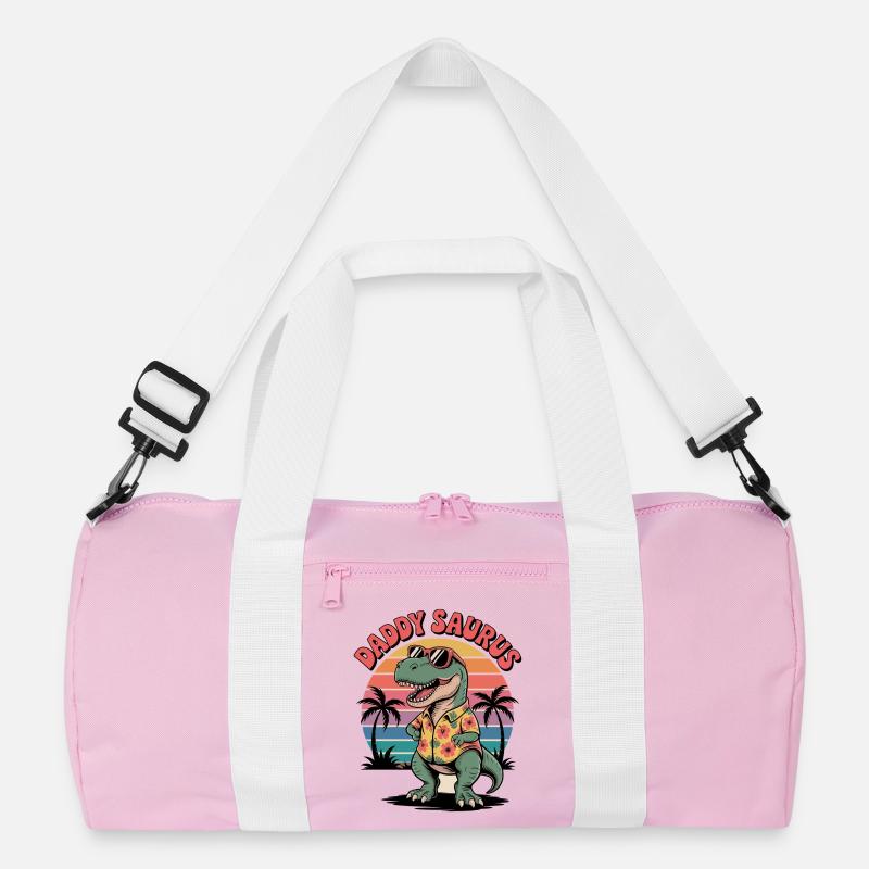 Daddy Saurus Dinosaurier Recycelte Duffel Bag