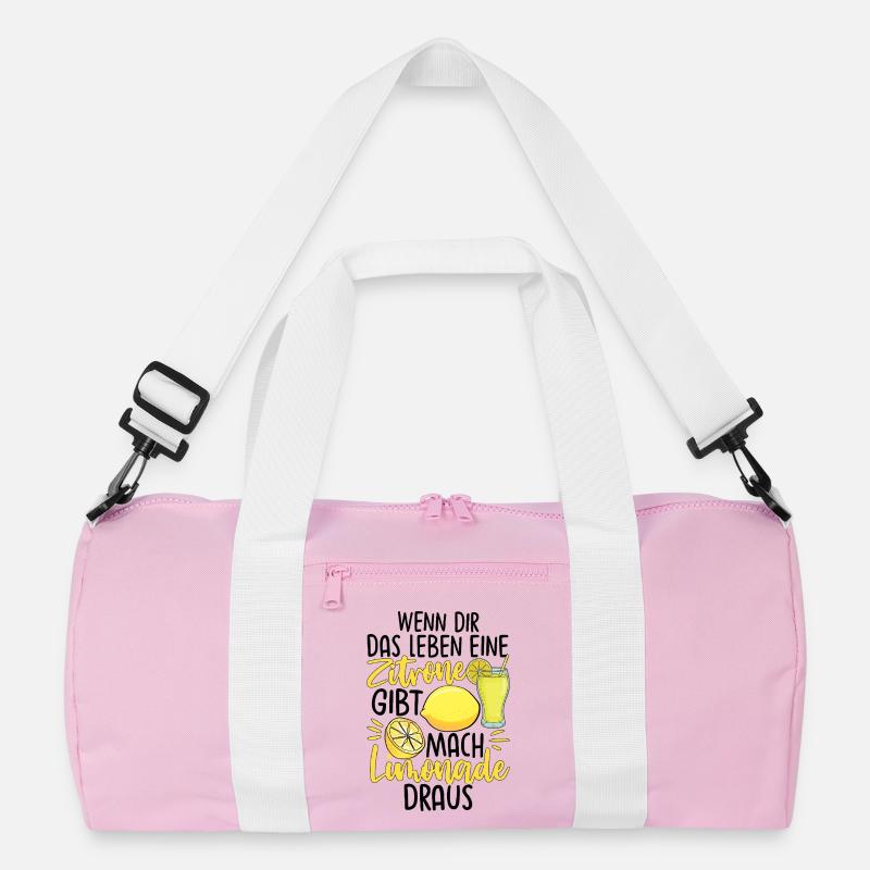 Wenn Dir Das Leben Eine Zitrone Gibt Mach Limonade Recycelte Duffel Bag