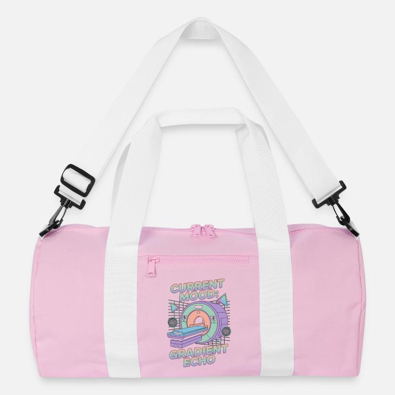 MRI Tech Current Mood Gradient Echo Radiographer Recycelte Duffel Bag
