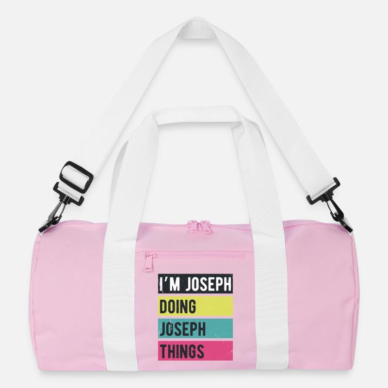 Ich bin Joseph Mache Joseph Dinge Retrofarben Recycelte Duffel Bag