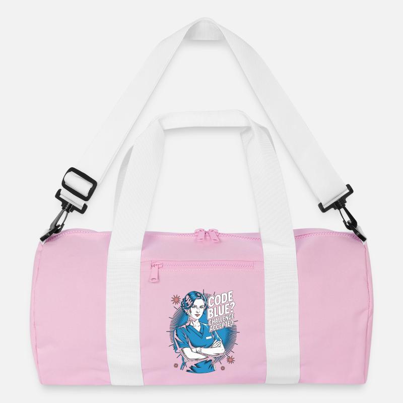 ICU Nurse Code Blue Challenge Accepted Acute Care Recycelte Duffel Bag