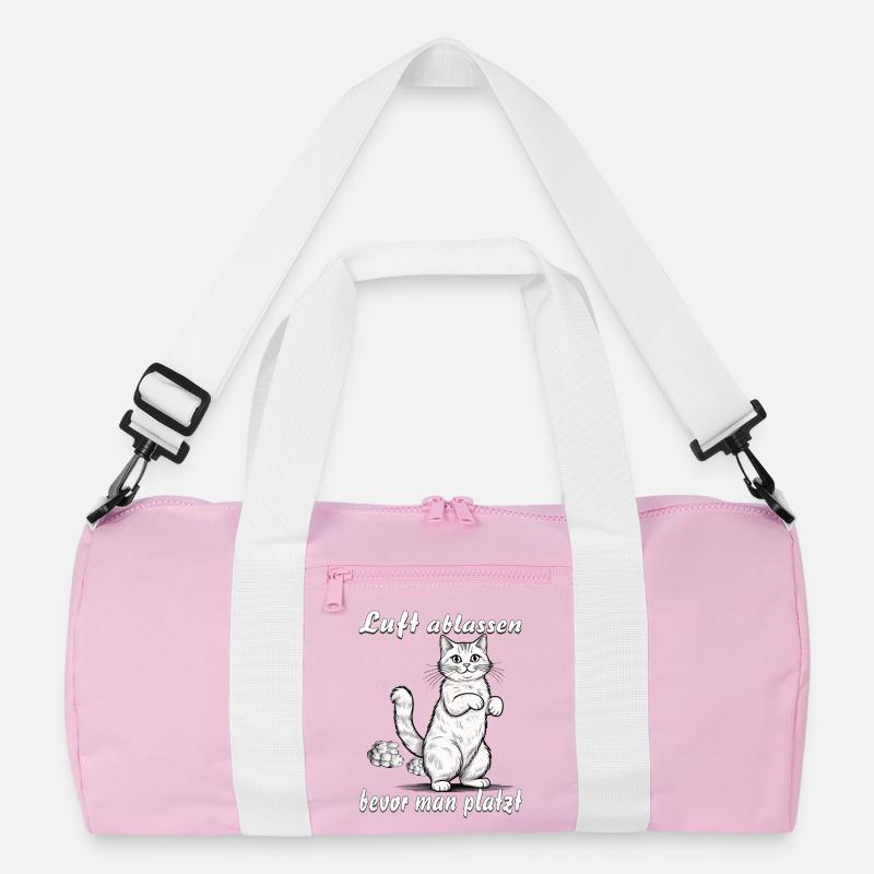 CAT Deflate before bursting Recycled Duffel Bag