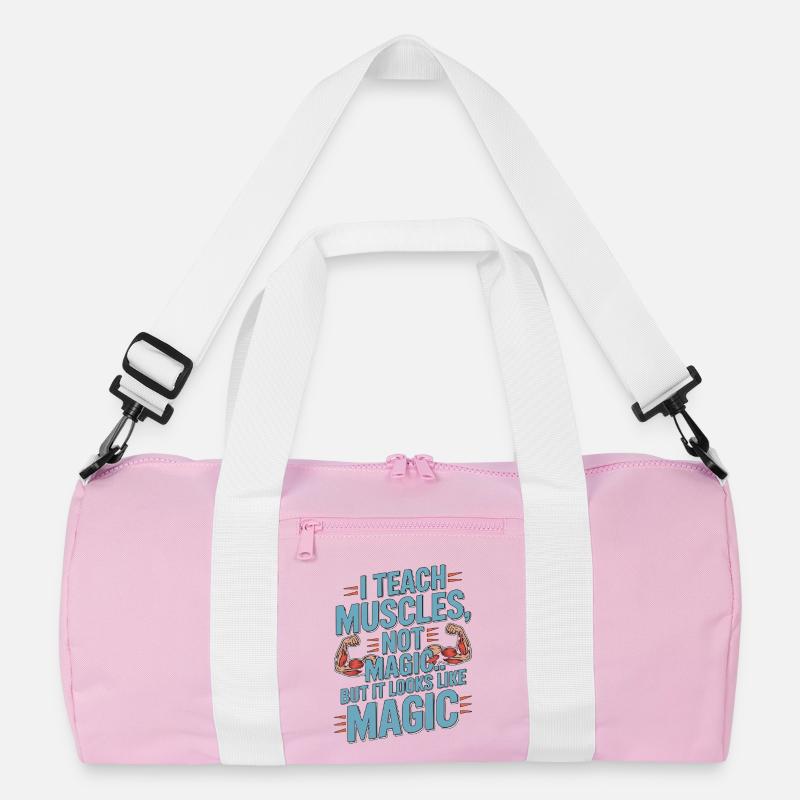 PT Educator I Teach Muscles Not Magic PT Mentoring Recycelte Duffel Bag