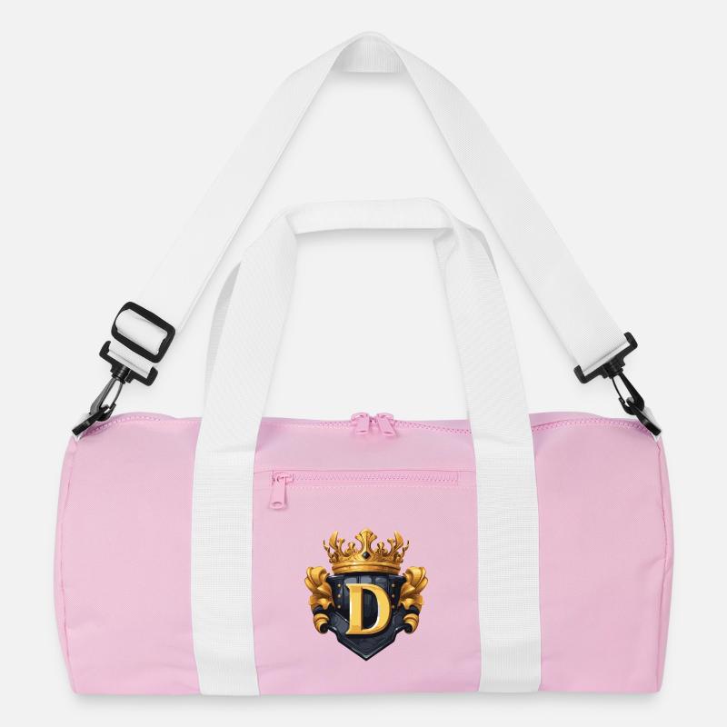 D Buchstabe Name Krone Recycelte Duffel Bag