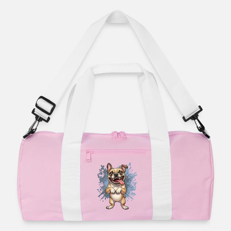 Pug Pose Splash Recycelte Duffel Bag