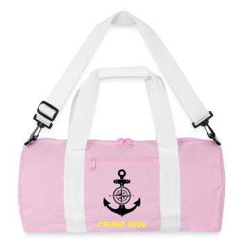 Cruise 2026 Anchor Compass - Recycled Duffel Bag - pink/white - Front