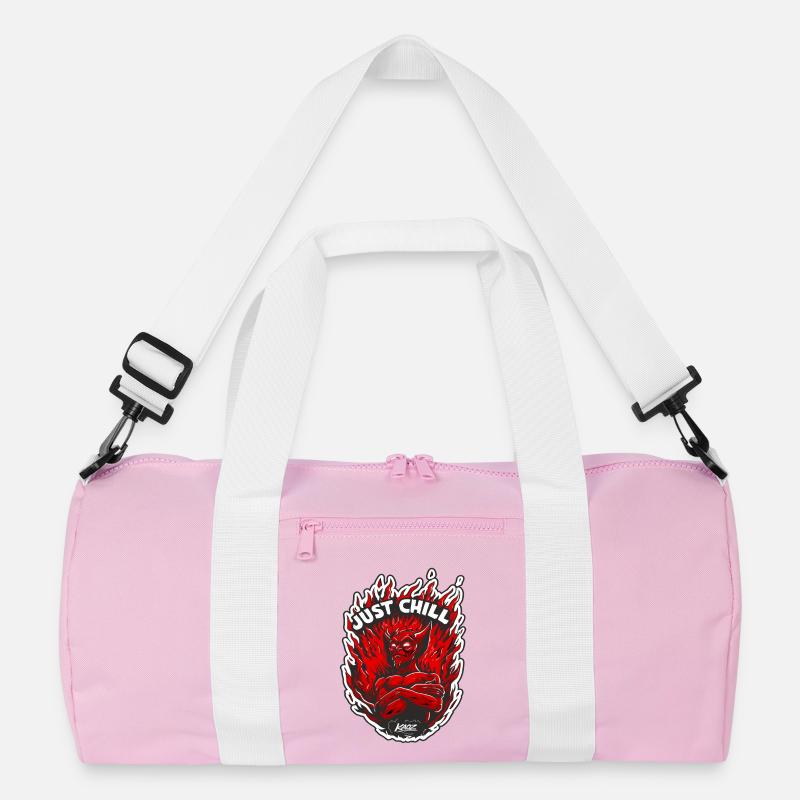 Inferno-Dämon Entspann dich einfach Recycelte Duffel Bag