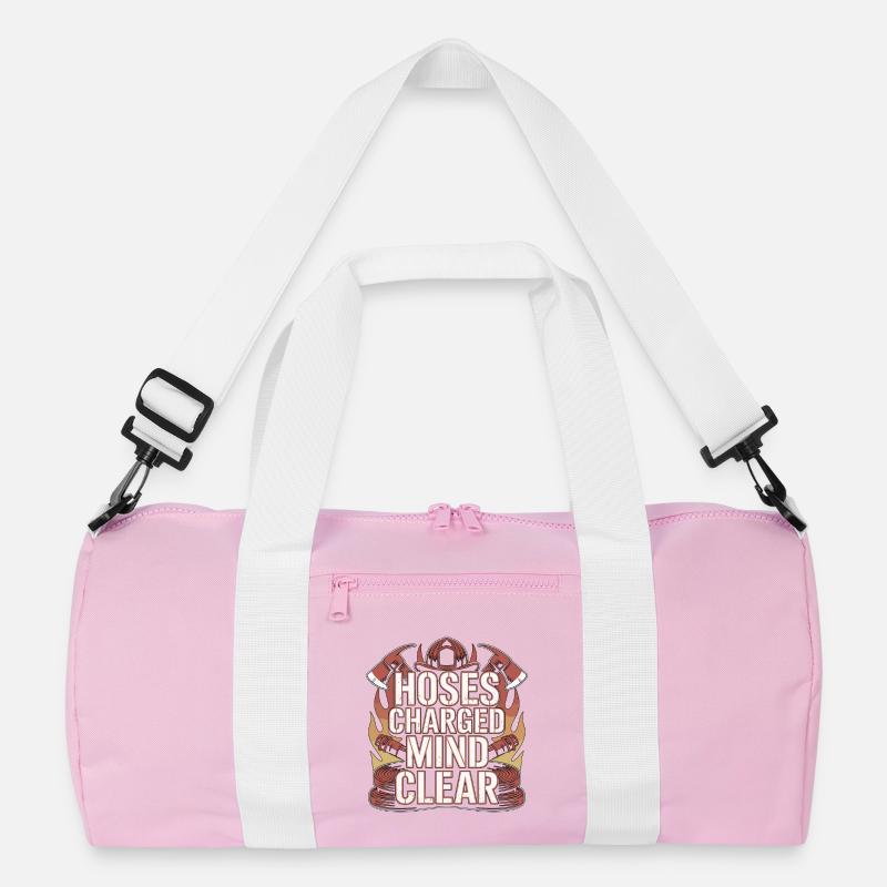 Fire Engineer Hoses Charged Mind Fire Services Recycelte Duffel Bag